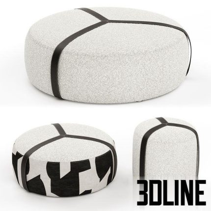 Brooklyn Pouf By Gianfranco Ferre Home 0(3dline.net)