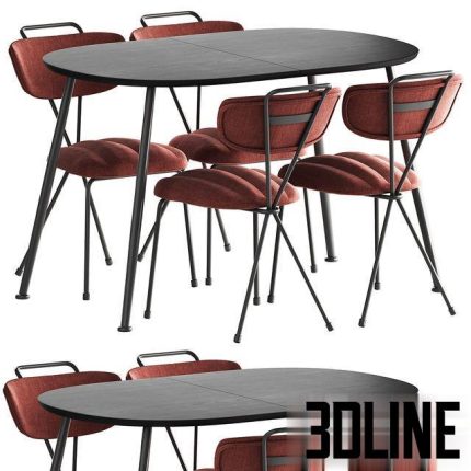 Chair Berry-1 Table Cleo 0(3dline.net)