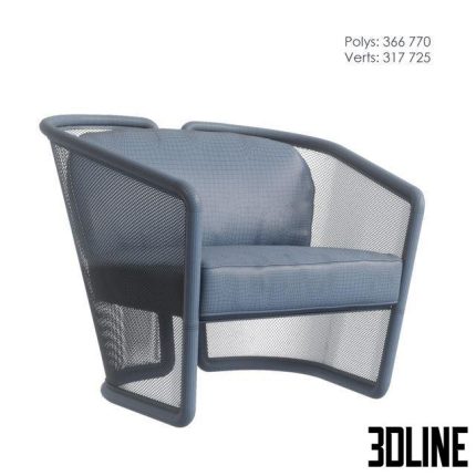 Chair Metall GRID 0(3dline.net)