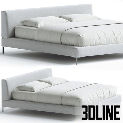 Charles Bed Antonio Citterio B&B ITALIA 0(3dline.net)