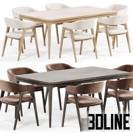 Chelsea Chair, Extensible table New York 0(3dline.net)