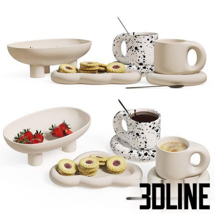 Chubby Set for tea drinking 0(3dline.net)