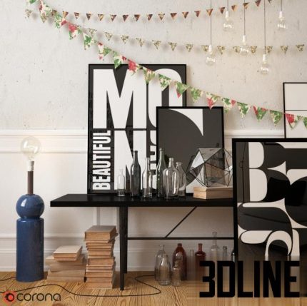 Decorative set (Scandinavia)(3dline.net)