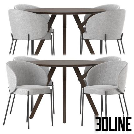 Dining set by Domstore 0(3dline.net)