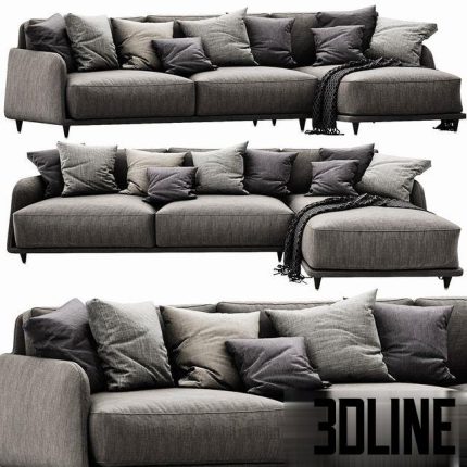 Ditre Italia Elliot Chaise Lounge 0(3dline.net)