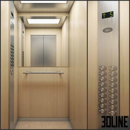 Elevator OTIS NEVA 0(3dline.net)