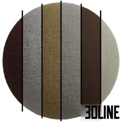 Furniture fabrics, Vesta(Decobel brand) one design and 6 different colors 4K 0(3dline.net)