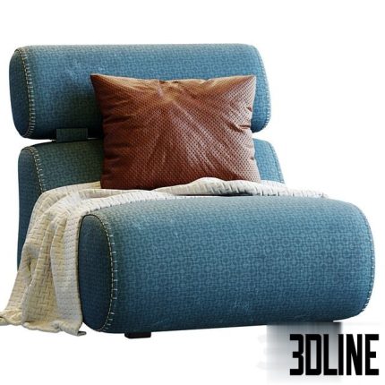 Fauteuil Club By Kave Home 0(3dline.net)