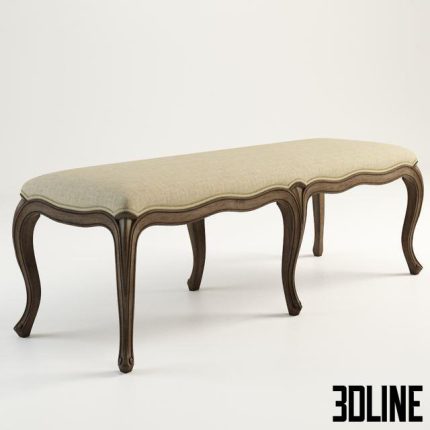 GRAMERCY HOME - Sheldon Bench 801.004-2N7 1(3dline.net)