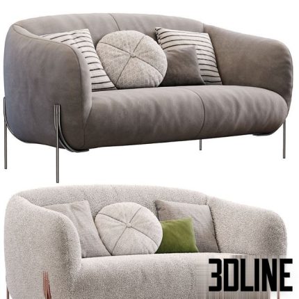 Geo Sofa By Saba 0(3dline.net)