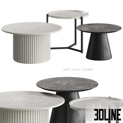 Haight Lucky Oliver tables Divan.ru 0(3dline.net)