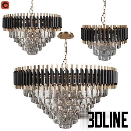 Hanging chandelier Natali Kovaltseva DARIAN 0(3dline.net)