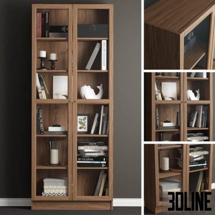 Ikea Billy Bookcase Oksberg 0(3dline.net)