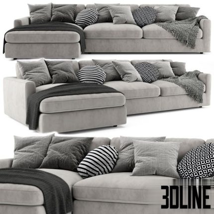 Linteloo Fabio Chaise Longue Sofa 0(3dline.net)