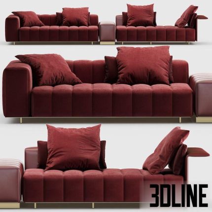 Minotti Freeman seating system 0(3dline.net)