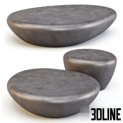 Minotti Stony – Coffee Tables 0(3dline.net)