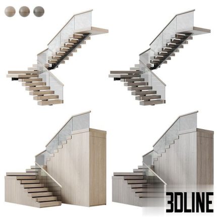 Modern staircase 18 0(3dline.net)