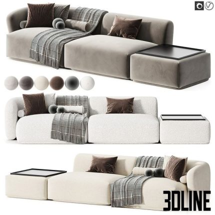 Modular sofa Fabro 4 0(3dline.net)