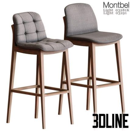 Montbel Barstool Light 03281K Light 03291 0(3dline.net)