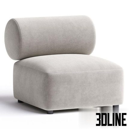 OFFO Fabric armchair By annud 0(3dline.net)