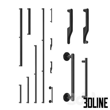 PROFILDOORS Door Handle Set 4 0(3dline.net)