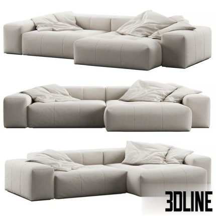Pixel Corner Sofa by Saba 0(3dline.net)