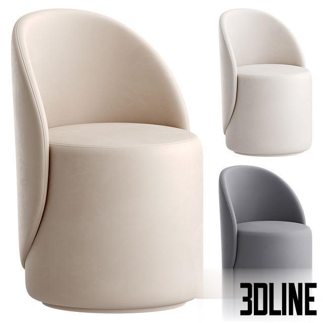 Pouf Loreen StoolGroup 0(3dline.net)