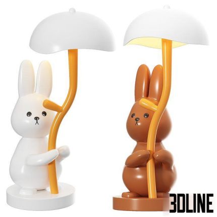 Rabbit Night Light 0(3dline.net)