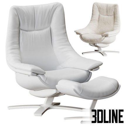 Re-Vive Casual Armchair By Natuzzi 0(3dline.net)