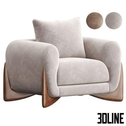 SOFTBAY Armchair By Porada 0(3dline.net)