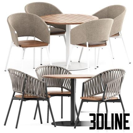 STEM 003 table, PIPER 022, 122 by Roda 0(3dline.net)