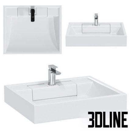 Sink AQUATON Rhine 60 0(3dline.net)