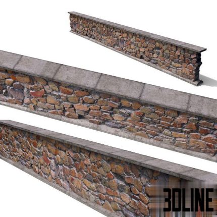 Stone wall 0(3dline.net)