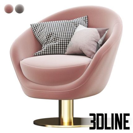 Tonda swivel armchair 0(3dline.net)