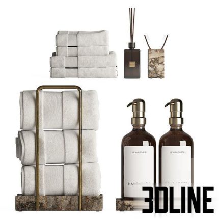 Urban Bathroom Set 001 0(3dline.net)