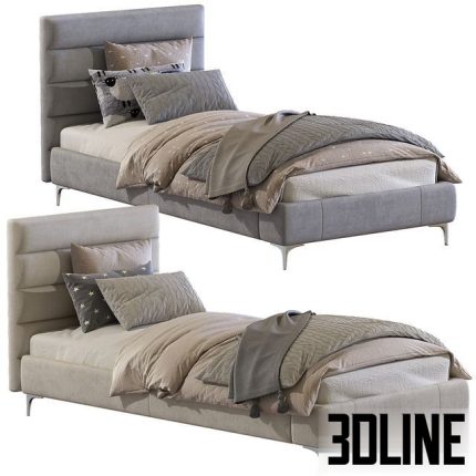 Bed Pfeiffer Upholstered Bed 0(3dline.net)