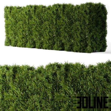 Bush needle wall 0(3dline.net)