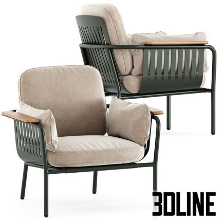 Capa Lounge Garden armchair by gandiablasco 0(3dline.net)