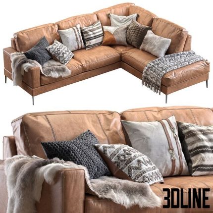 Capri sectional sofa #2 0(3dline.net)