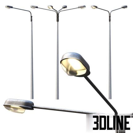 Collection Road Street Lights 0(3dline.net)