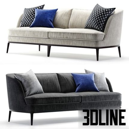 Crate and Barrel Seychelles Sofa 0(3dline.net)