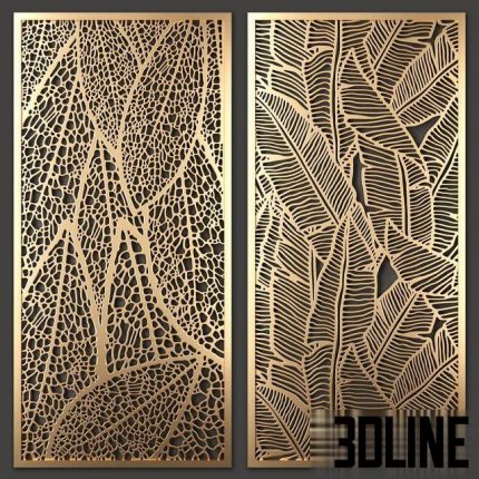 Decorative panel 1280x2680x50 0(3dline.net)
