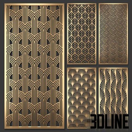 Decorative partition (5) 0(3dline.net)