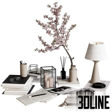 Decorative set 02 0(3dline.net)