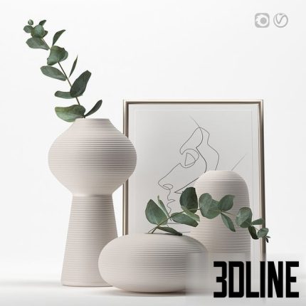 Decorative set 5 0(3dline.net)