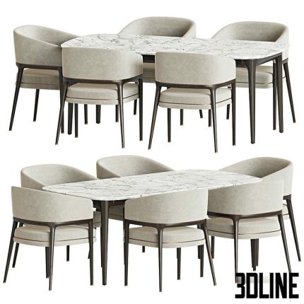 Dining_Set_123(3dline.net) 2