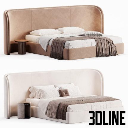 Double bed Ferrol Bed 0(3dline.net)