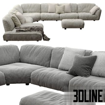 EDRA Grande Soffice, sofa 0(3dline.net)