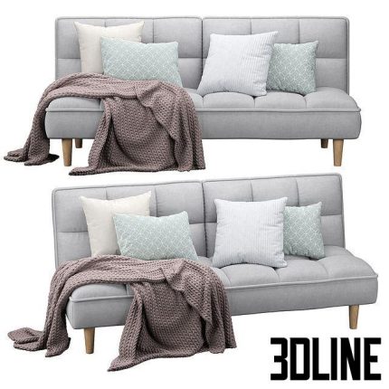 Fabric Sofa Bed 0(3dline.net)