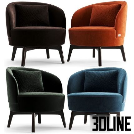 Fendi Casa Doyle Armchair 0(3dline.net)